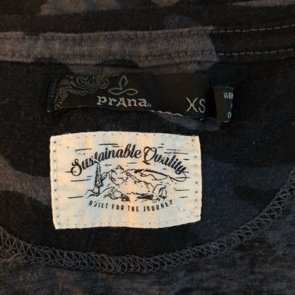 Prana Black Grey Camo Tank Sustainable - Picture 5 of 5